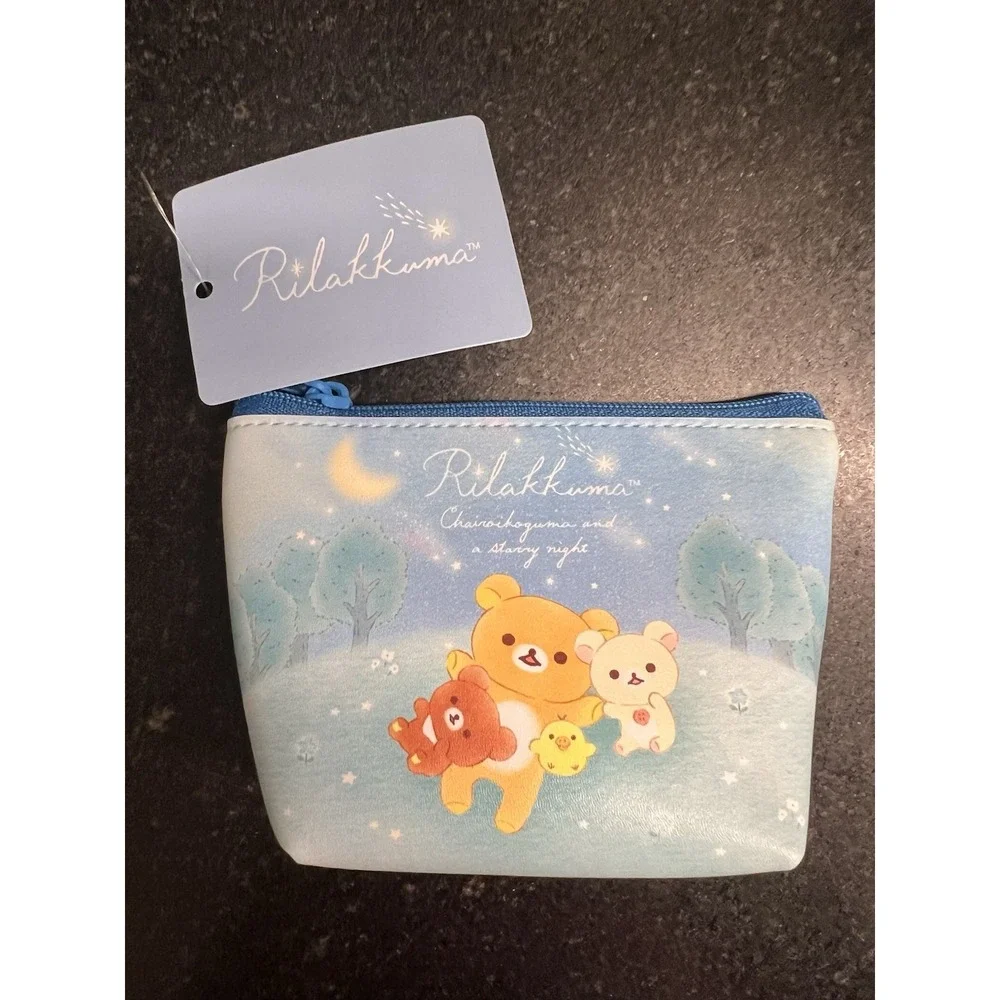 Japan‎ San-X Rilakkuma Pouch (S) - Korilakkuma Chairoikoguma Blue